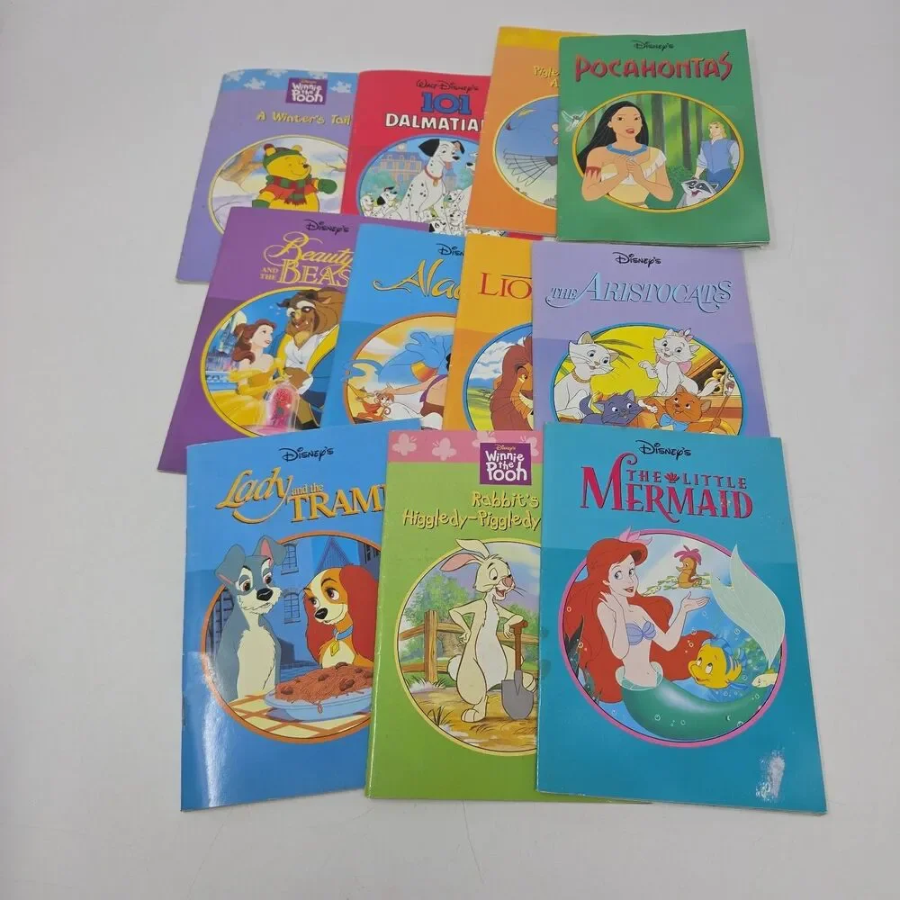 Disney Childrens Mini Book Lot of 11 Paperback 2001 Winnie The Pooh Brimar
